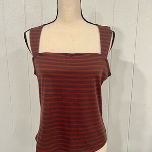 Article of Society stripped tank top size L